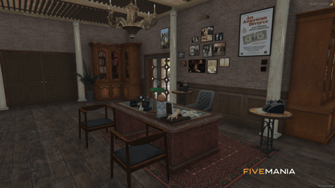 FIVEM Mafia Mansion | Luxury Criminal Estate MLO | Interior & Exterior | Custom Props | Secure Office | Optimized | Fivem Ready | High Quality | Add-On — image 8