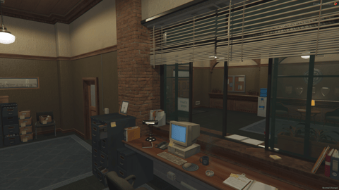 FIVEM Paleto Sherif Department V2 | Detailed Sheriff Station MLO | Interior & Exterior | Offices & Cells | Custom Props | Add-On | Optimized | Fivem Ready | High Quality — image 9