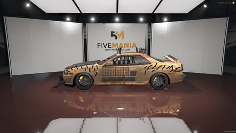 FIVEM Ant | Post-Apocalyptic Battle Car [Unbadged] Add-On | Spikes & Armor | Custom Front Plow | Roll Cage | Working Lights | Optimized | Fivem Ready | High Quality, image 8