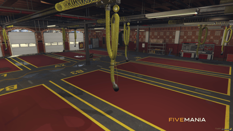FIVEM Sandy Fire Station | Lore-Friendly Fire Department MLO | Interior & Exterior | Garage Bays | Offices & Training Room | Add-On | Optimized | Fivem Ready | High Quality — image 7