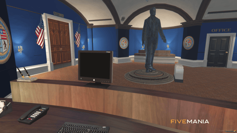FIVEM Townhall V2 | Grand Government Building MLO | Interior & Exterior | Courtroom & Offices | Add-On | Optimized | Fivem Ready | High Quality — image 41