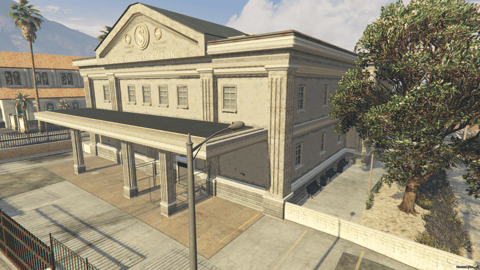 FIVEM Sandy Bank | Custom Bank MLO | Interior & Exterior | Offices | Security Room | Add-On | Optimized | Fivem Ready | High Quality — image 3