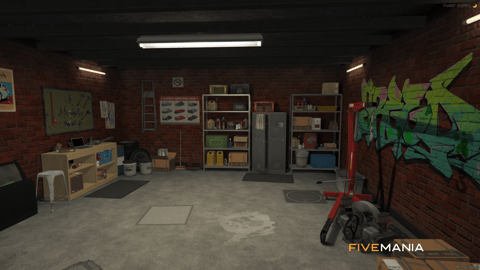FIVEM Bennys | Iconic Mechanic Shop MLO | Interior & Exterior | Paint Booth | Lounge Area | Custom Props | Add-On | Optimized | Fivem Ready | High Quality — image 9