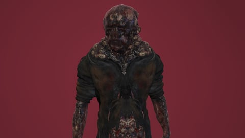 Mortimer | FiveM Male Ped | Mutated Zombie Character | Multiple Outfits | Optimized & Fivem Ready [Add-On], image 4
