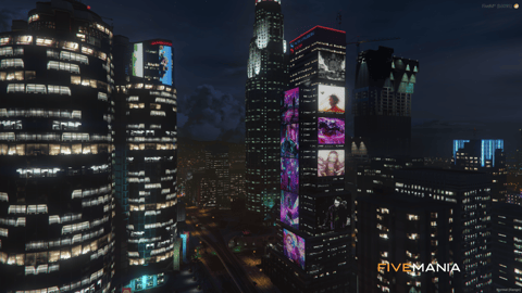 FIVEM Animated Billboard | Dynamic City Enhancement | Animated Screens | Customizable Content | Add-On | Optimized | Fivem Ready | High Quality — image 5