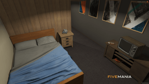 FIVEM Dreamview Motel | Retro-Style Accommodation MLO | Interior & Exterior | Lobby & Guest Rooms | Add-On | Optimized | Fivem Ready | High Quality — image 6