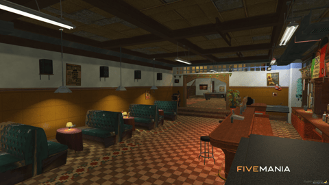FIVEM Joe Bar Hideout | Unique Bar & Hideout MLO | Interior & Exterior | Multiple Levels | Custom Props | Add-On | Optimized | Fivem Ready | High Quality — image 5