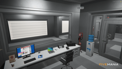 FIVEM La Puerta Lspd | Lore-Friendly Police Station MLO | Interior & Exterior | Shooting Range | Detention Cells | Conference Room | Add-On | Optimized | Fivem Ready | High Quality — image 39