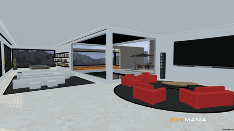 FIVEM Vinewood Villa | Luxury Modern Estate | Pool & Basketball Court | Gym & Walk-In Closet | Interior & Exterior | Mansion MLO | Add-On | Optimized | Fivem Ready | High Quality — image 19
