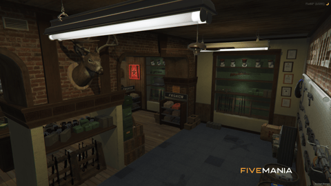 FIVEM Ammunation | Custom Gun Store MLO | Interior & Exterior | Custom Props | Add-On | Optimized | Fivem Ready | High Quality — image 9