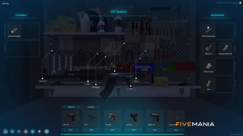 FIVEM Crafting Bench | Advanced Crafting System | Weapon Customization | Resource Management | DIY Station | Add-On | Optimized | Fivem Ready | High Quality, image 4