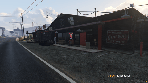 FIVEM Motoclub Holland Club | Motoclub Clubhouse & Garage MLO | Interior & Exterior | Bar & Lounge | Mechanic Garage | Custom Props | Add-On | Optimized | Fivem Ready | High Quality — image 2