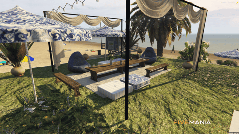 FIVEM Luma Beach Club | Exclusive Coastal Retreat MLO | Pool & Bar | Lounge Areas | Custom Props | Add-On | Optimized | Fivem Ready | High Quality — image 5