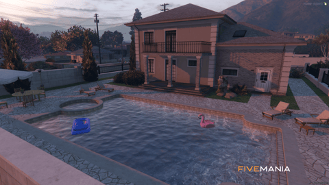 FIVEM Luxury Mirrorpark | Upscale Residential Area MLO | Multiple Mansions | Custom Landscaping | Pools & Garages | Interior & Exterior | Add-On | Optimized | Fivem Ready | High Quality — image 9