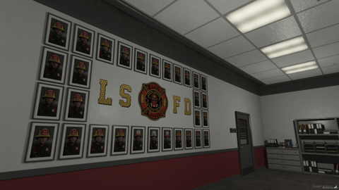 FIVEM Legion Fire Department | Detailed Fire Station MLO | Interior & Exterior | Fire Pole | Meeting Room | Offices | Add-On | Optimized | Fivem Ready | High Quality — image 23