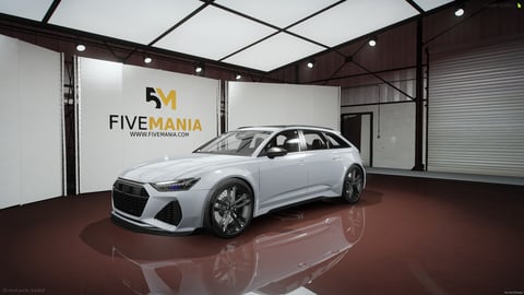 FIVEM Audi RS6 | Realistic Sports Wagon [Badged] Add-On | Optimized | Fivem Ready | High Quality — image 3