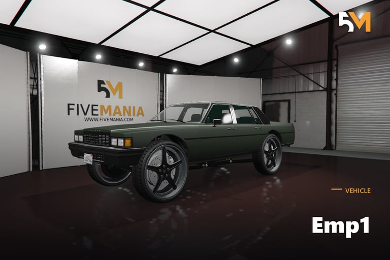 FIVEM Emp1, Classic Donk Sedan [Unbadged] Add-On