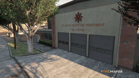 FIVEM Fire Department | Lore-Friendly Fire Station MLO | Interior & Exterior | Offices & Garage | Kitchen & Restrooms | Add-On | Optimized | Fivem Ready | High Quality — image 2