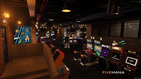 FIVEM Arcade | Vibrant Retro Gaming MLO | Working Arcade Machines | Add-On | Optimized | Fivem Ready | High Quality — image 3
