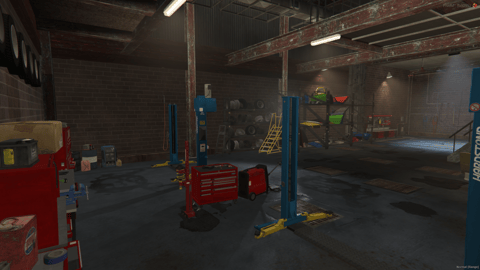 FIVEM Ls Customs | Iconic Auto Repair MLO | Interior & Exterior | Detailed Garage | Office Space | Add-On | Optimized | Fivem Ready | High Quality — image 9