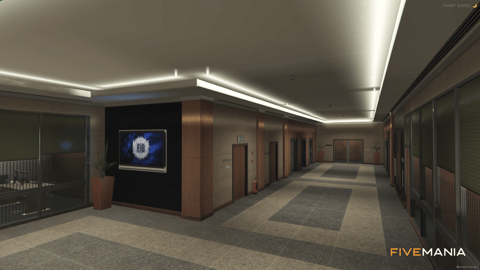 FIVEM Fib Bureau | Federal Investigation Bureau MLO | Interior & Exterior | Rooftop Access | Add-On | Optimized | Fivem Ready | High Quality — image 4