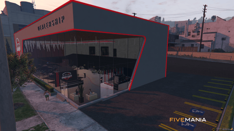 FIVEM Prestige Motorsport Dealership | Luxury Vehicle Dealership MLO | Interior & Exterior | Showroom | Offices | Service Garage | Add-On | Optimized | Fivem Ready | High Quality — image 3