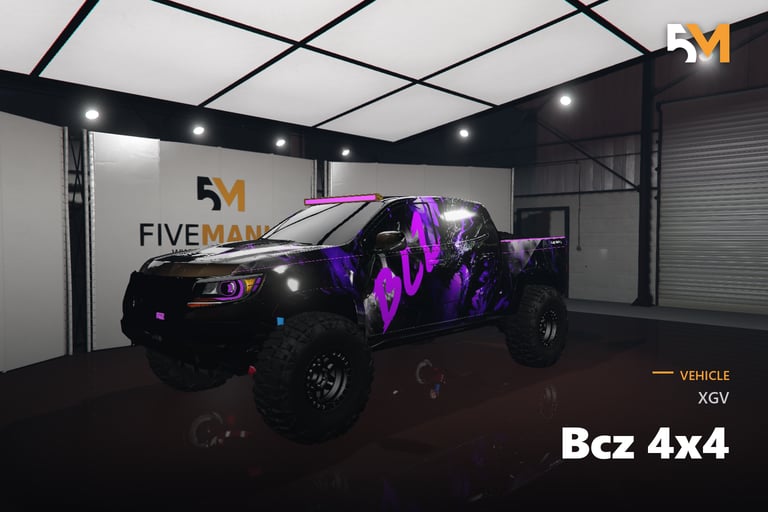 FIVEM Xgv Bcz 4x4, Custom Off-Road Truck [Unbadged] Add-On
