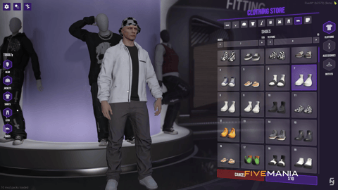 FIVEM Appearance Menu | Advanced Character Customization UI | Ped & Clothing Customization | Tattoo System | Optimized | Fivem Ready | High Quality, image 17