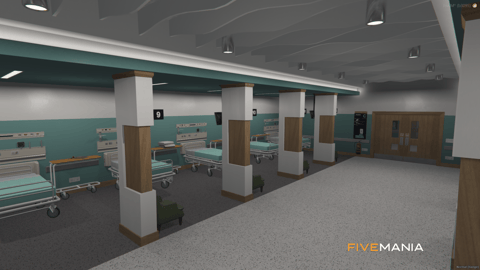 FIVEM Paleto Medical Center | Modern Hospital MLO | Interior & Exterior | Reception & Patient Rooms | X-Ray Room | Add-On | Optimized | Fivem Ready | High Quality — image 18