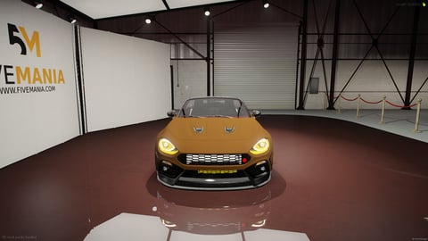 FIVEM A124s | Realistic Convertible Sports Car [Unbadged] Add-On | Working Lights | Custom Rims | Tuning Parts | Add-On | Optimized | Fivem Ready | High Quality — image 4