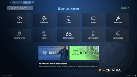 FIVEM Police Job V3 | Comprehensive Police Job Script | Advanced MDT & CAD | Internal Radio System | Citizen Search | Add-On | Optimized | Fivem Ready | High Quality, image 15
