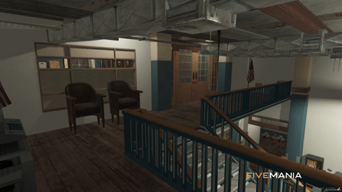 FIVEM Mesa Police Department | Detailed Police Station MLO | Interior & Exterior | Jail Cells | Briefing Room | Armory | Add-On | Optimized | Fivem Ready | High Quality — image 24