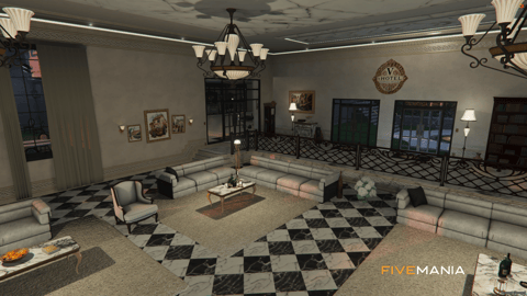 FIVEM V Hotel | Luxury Hotel MLO | Interior & Exterior | Multiple Rooms | Conference Room | Pool Table | Add-On | Optimized | Fivem Ready | High Quality — image 10