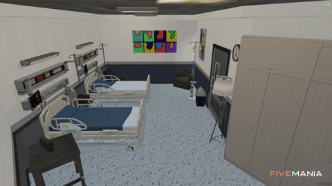FIVEM Oceanmedical | Modern Medical Center MLO | Interior & Exterior | Parking Garage | Rooftop Patio | Lab & Offices | Add-On | Optimized | Fivem Ready | High Quality — image 34