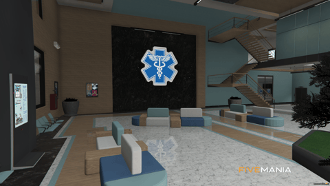FIVEM Medical Center V2 | Modern Hospital MLO | Interior & Exterior | Reception Area | Patient Rooms | Pharmacy | Working Elevators | Add-On | Optimized | Fivem Ready | High Quality — image 13