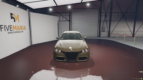 FIVEM Alfa Romeo Giulia | Realistic Sports Sedan [Unbadged] Add-On | Interior & Exterior | Working Lights | Optimized | Fivem Ready | High Quality, image 4