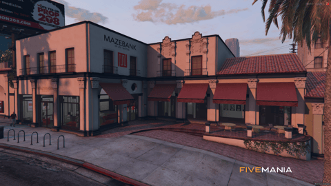 FIVEM Maze Bank | Modern Bank MLO | Interior & Exterior | Vault & Offices | Add-On | Optimized | Fivem Ready | High Quality — image 2