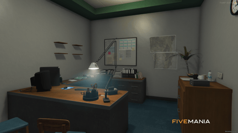 FIVEM Davis Sheriff Station | Detailed Police Station MLO | Interior & Exterior | Shooting Range | Jail Cells | Offices | Add-On | Optimized | Fivem Ready | High Quality — image 24