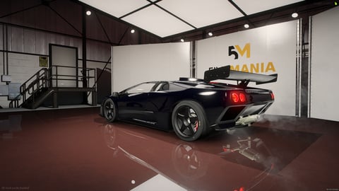 FIVEM 500gtlam | Realistic Sports Car [Unbadged] Add-On | Working Lights | Custom Spoiler | High Performance | Add-On | Optimized | Fivem Ready | High Quality — image 8