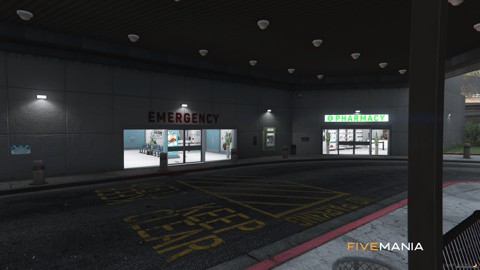 FIVEM Pillbox Reworked | Comprehensive Hospital MLO | Interior & Exterior | Patient Rooms | Offices | Pharmacy | Garage | Add-On | Optimized | Fivem Ready | High Quality — image 45