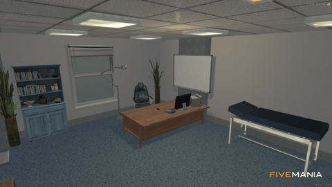 FIVEM Oceanmedical | Modern Medical Center MLO | Interior & Exterior | Parking Garage | Rooftop Patio | Lab & Offices | Add-On | Optimized | Fivem Ready | High Quality — image 21