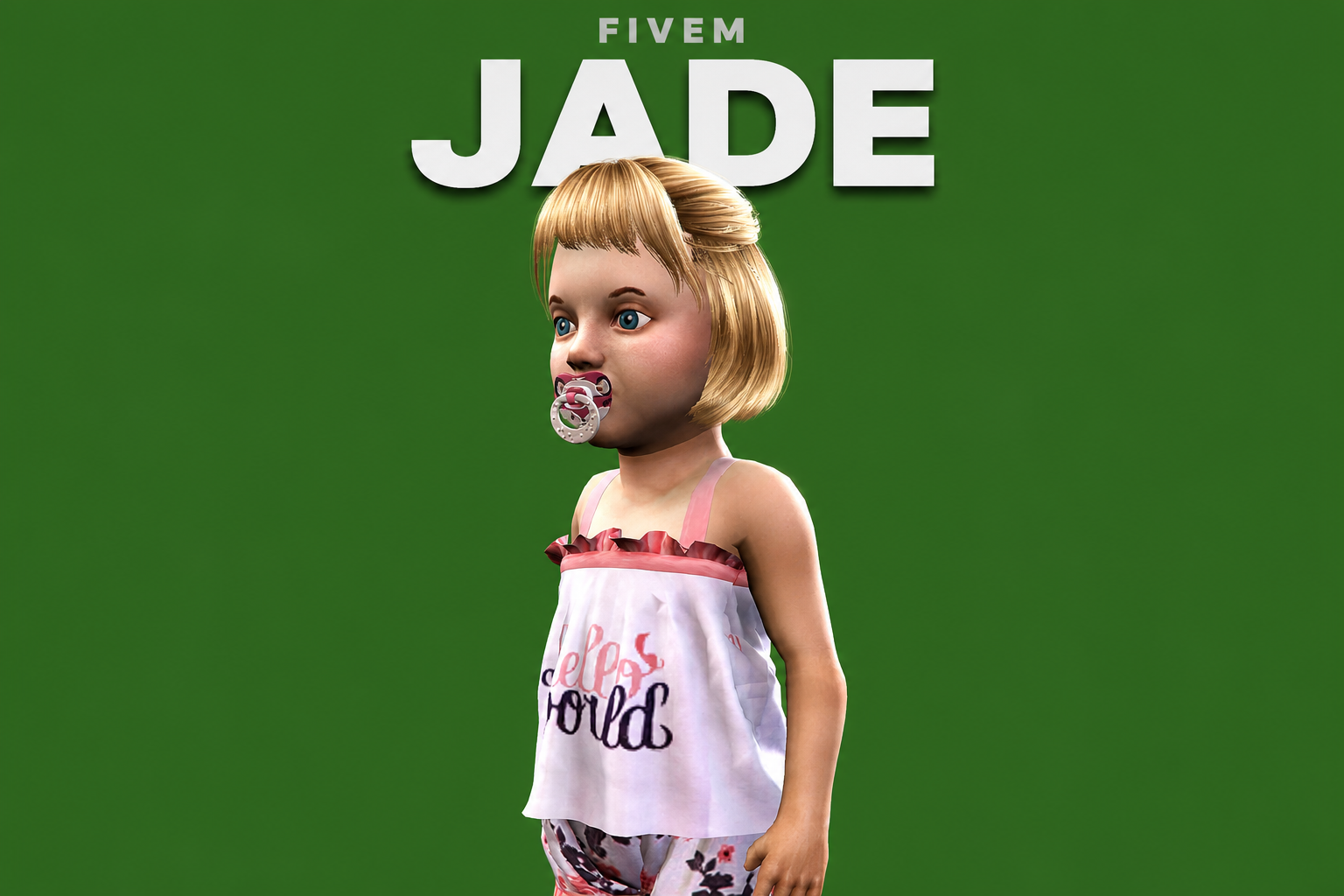 Jade | Female Ped | Multiple Outfits | Optimized & Fivem Ready [Add-On]