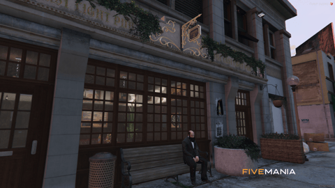 FIVEM The Last Night Bar | Classic Pub MLO | Interior & Exterior | Custom Props | Detailed Bar | Add-On | Optimized | Fivem Ready | High Quality — image 4