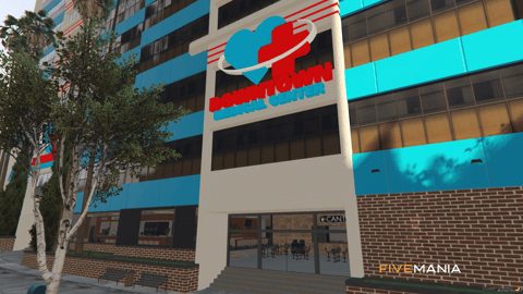 FIVEM Downtown Medical Center | Comprehensive Hospital MLO | Interior & Exterior | Reception & Patient Rooms | Operating Theaters & Canteen | Add-On | Optimized | Fivem Ready | High Quality — image 3