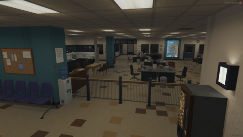 FIVEM City Lspd | Modern Police Department MLO | Interior & Exterior | Offices & Briefing Rooms | Add-On | Optimized | Fivem Ready | High Quality — image 6