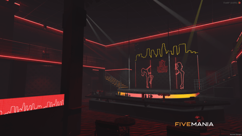 FIVEM The Lust Resort | Vibrant Nightclub MLO | Interior & Exterior | Custom Props | Working Lights | Dressing Rooms | Private Booths | Add-On | Optimized | Fivem Ready | High Quality — image 8
