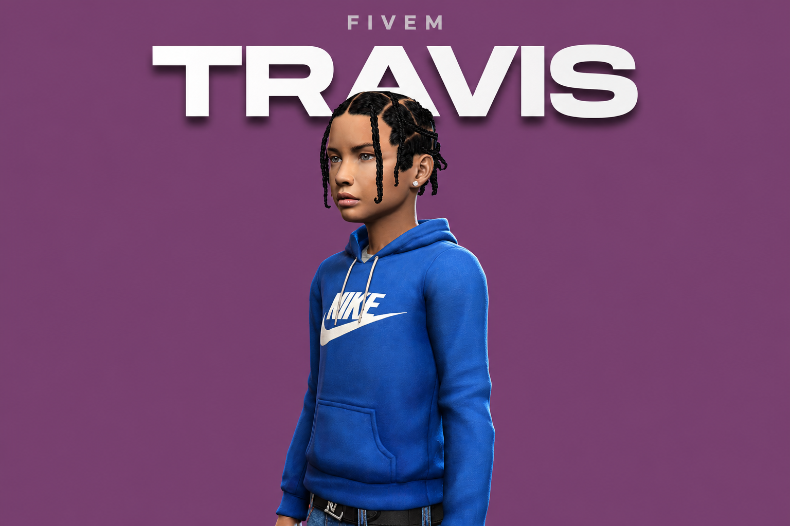 Travis | Male Teen Ped | Optimized & Fivem Ready [Add-On]