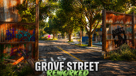 FIVEM Grovestreet Reworked | Iconic Gang Hideout MLO | Interior & Exterior | Hidden Rooms & Tunnels | Add-On | Optimized | Fivem Ready | High Quality cover