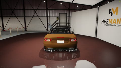 FIVEM A124s | Realistic Convertible Sports Car [Unbadged] Add-On | Working Lights | Custom Rims | Tuning Parts | Add-On | Optimized | Fivem Ready | High Quality — image 6