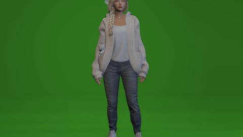 Catline | Female Ped | Multiple Outfits | Optimized & Fivem Ready [Add-On] — image 6